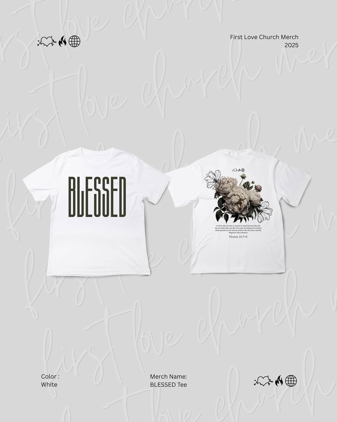 BLESSED tee