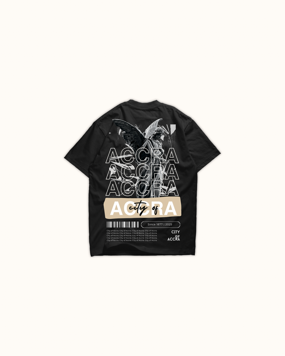City Of Accra tee (black)