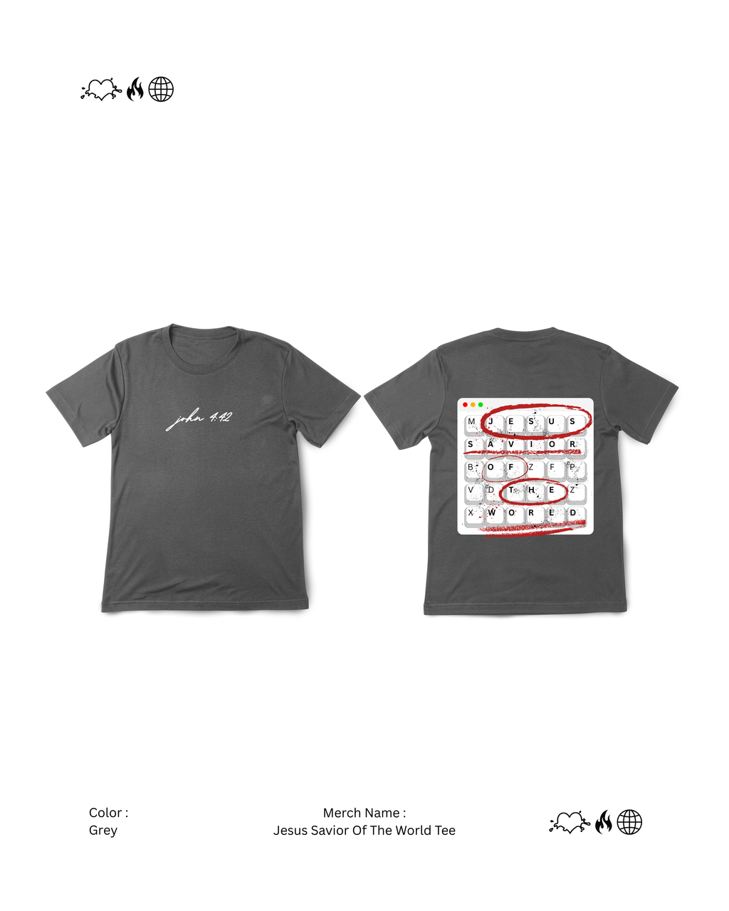 Jesus Savior Of The World tee