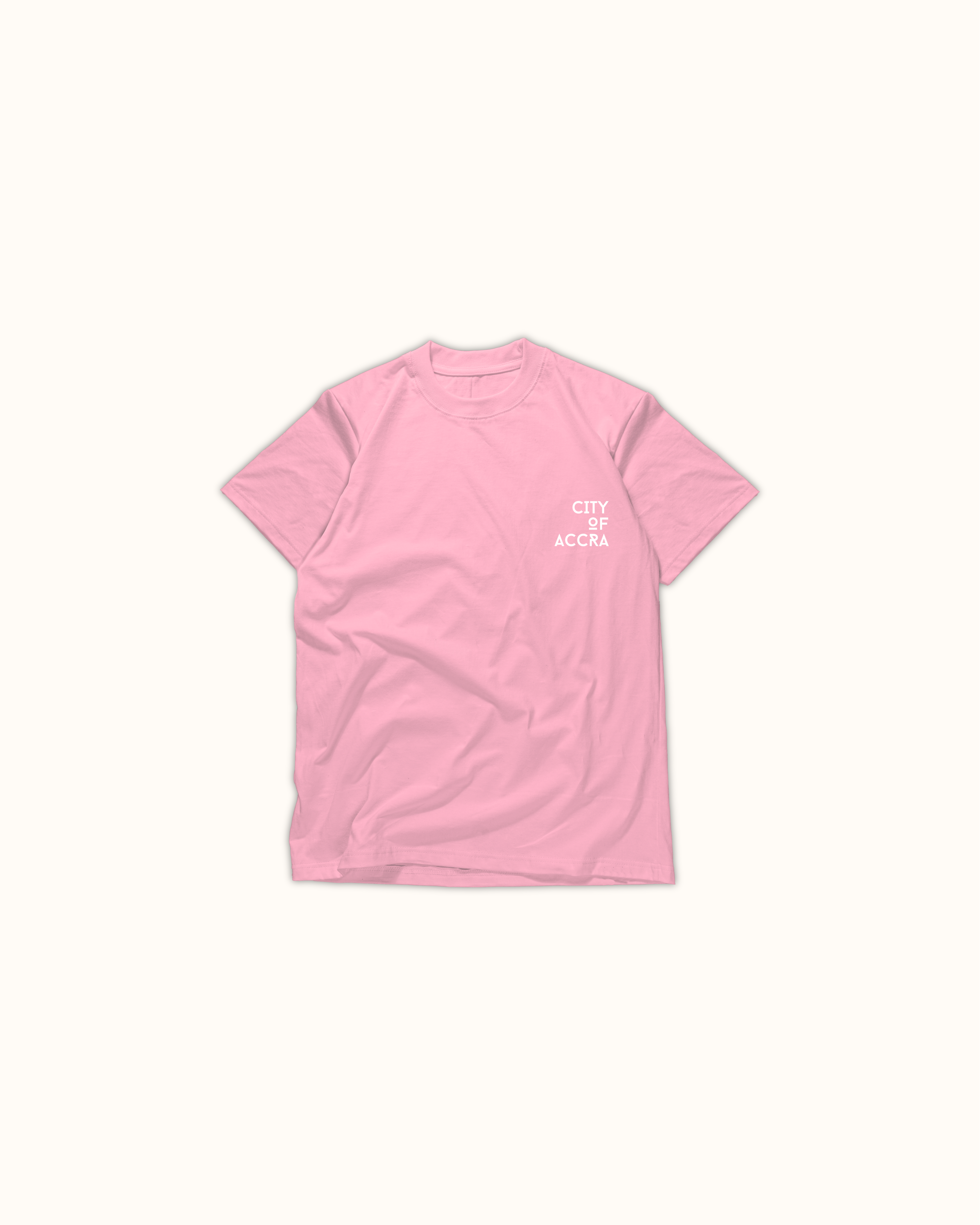 City Of Accra tee (Pink)