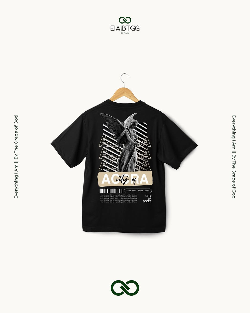 City Of Accra tee (black)
