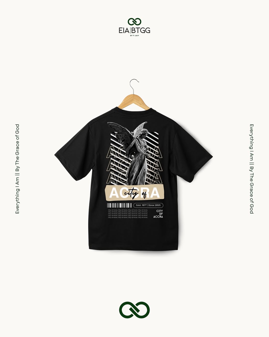 City Of Accra tee (black)