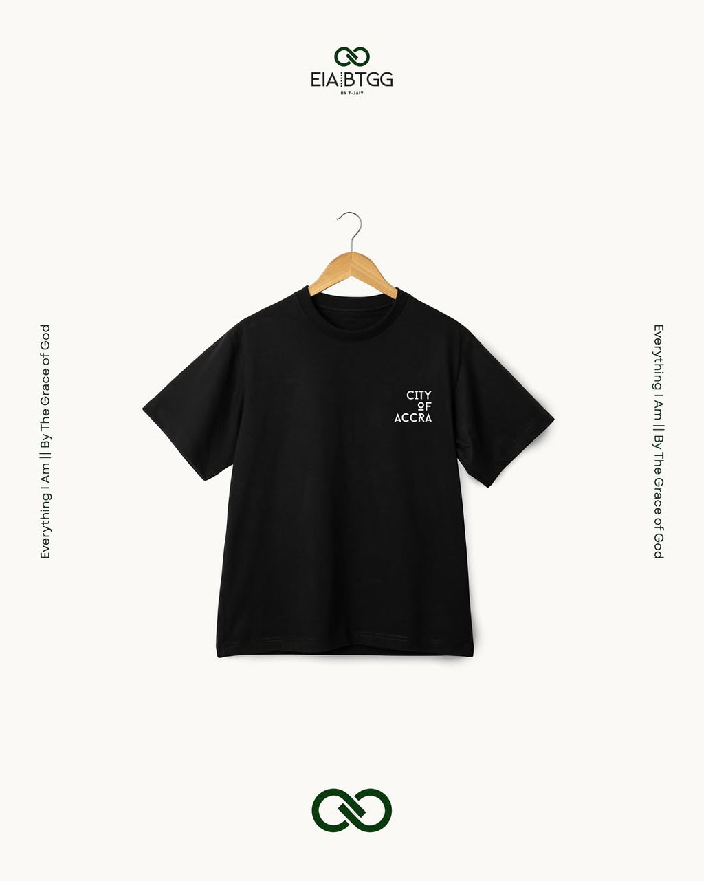 City Of Accra tee (black)