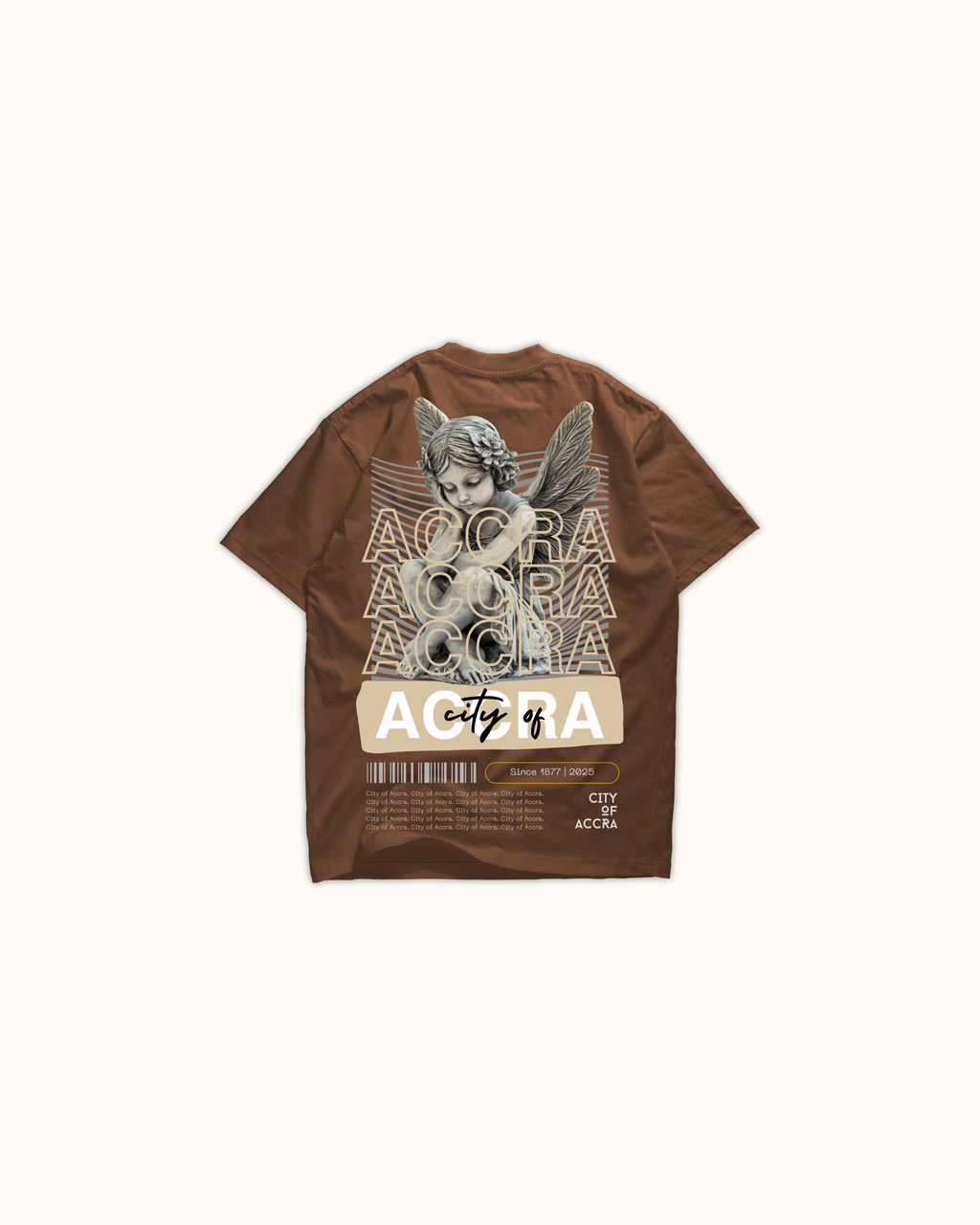 City Of Accra tee (Brown)