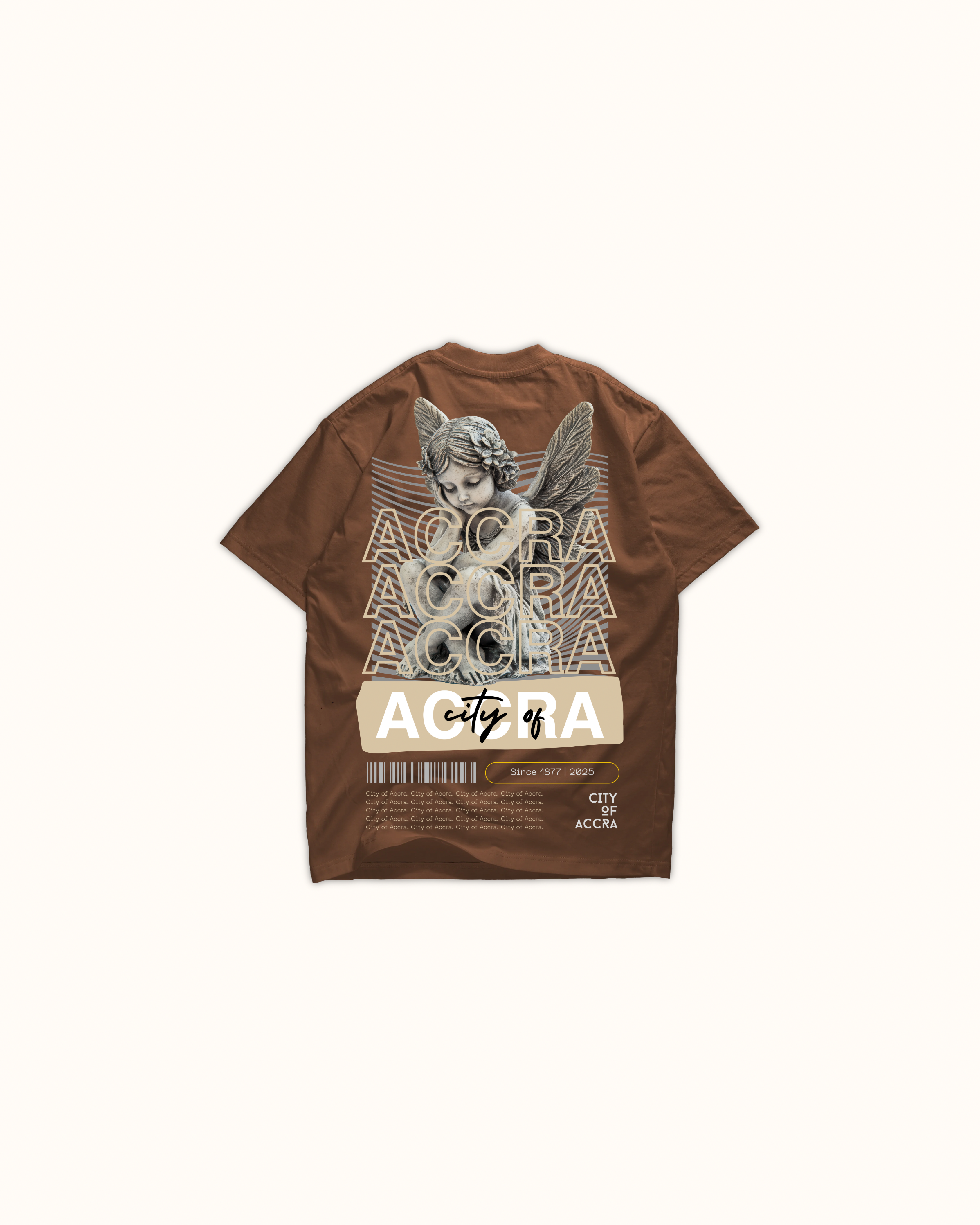 City Of Accra tee (Brown)