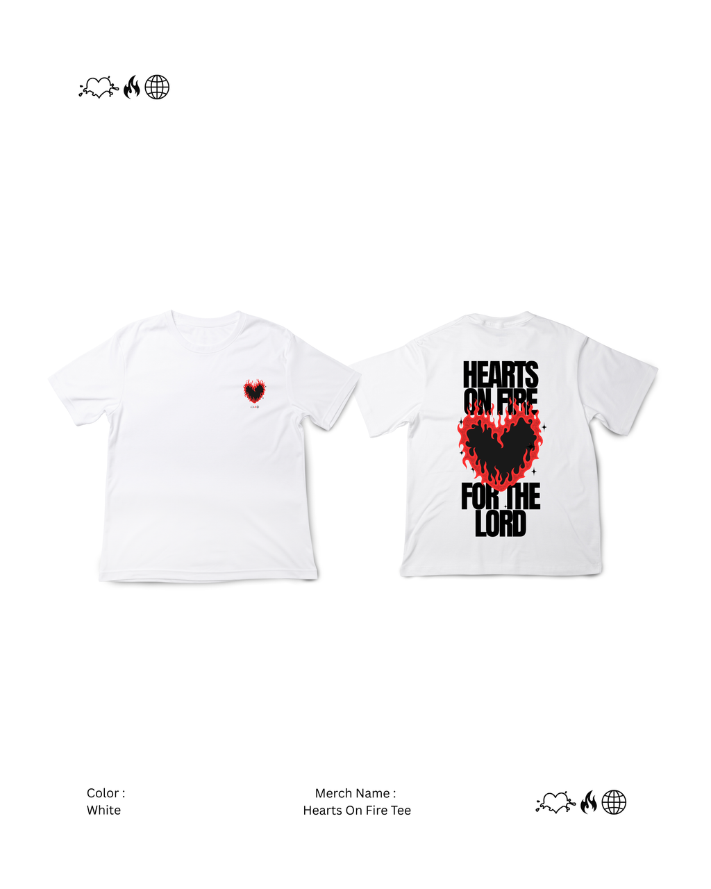 Hearts On Fire (white)