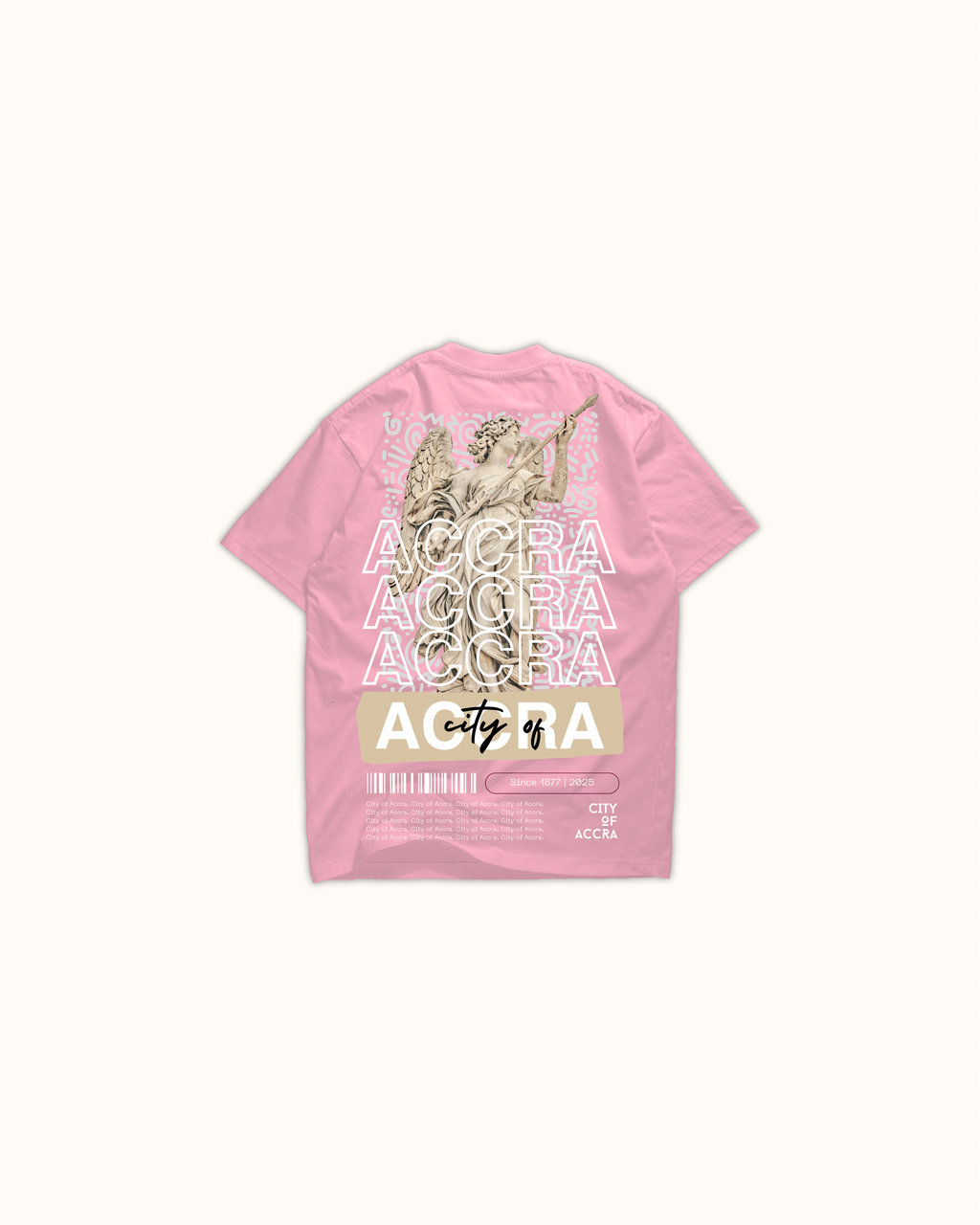 City Of Accra tee (Pink)