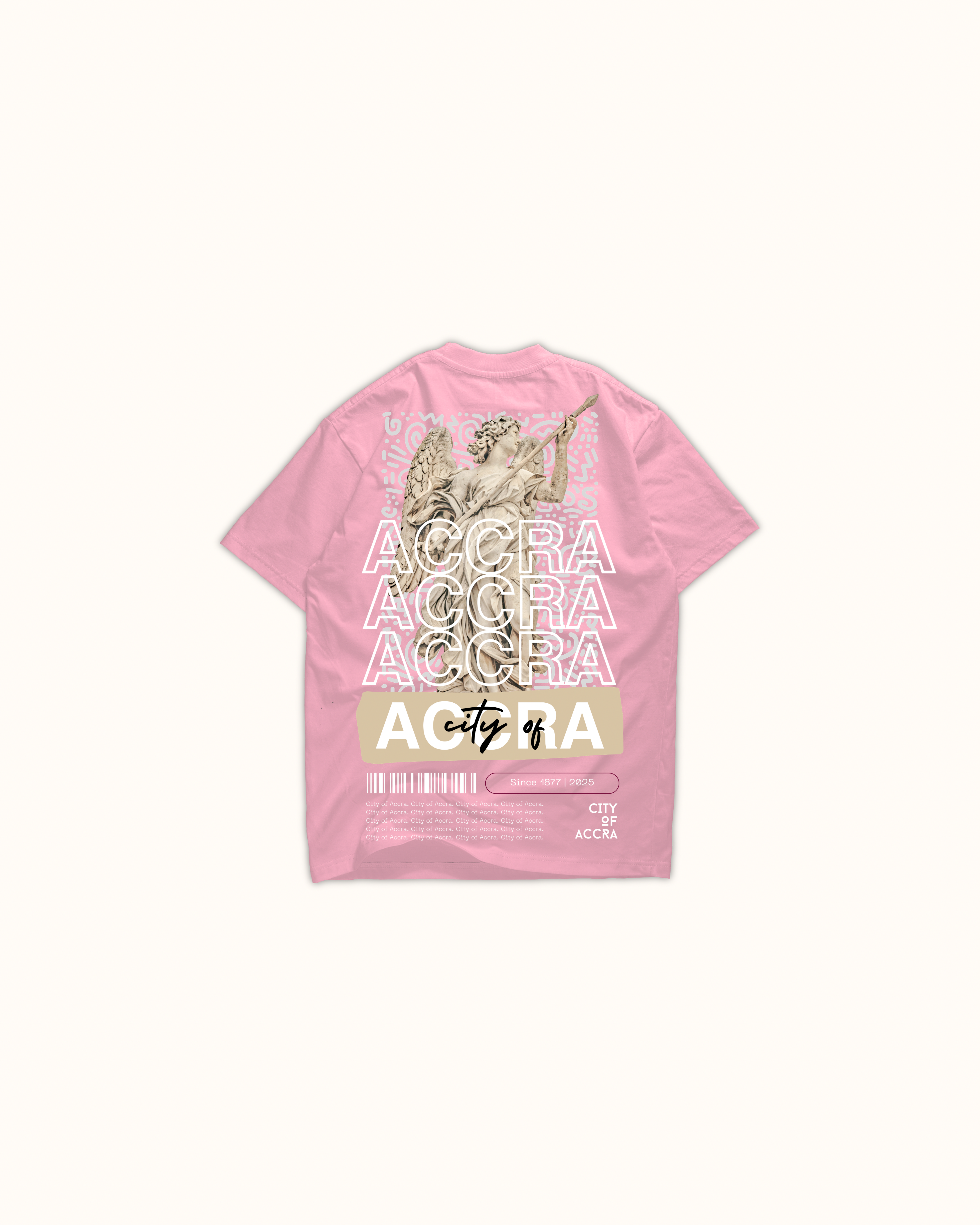 City Of Accra tee (Pink)