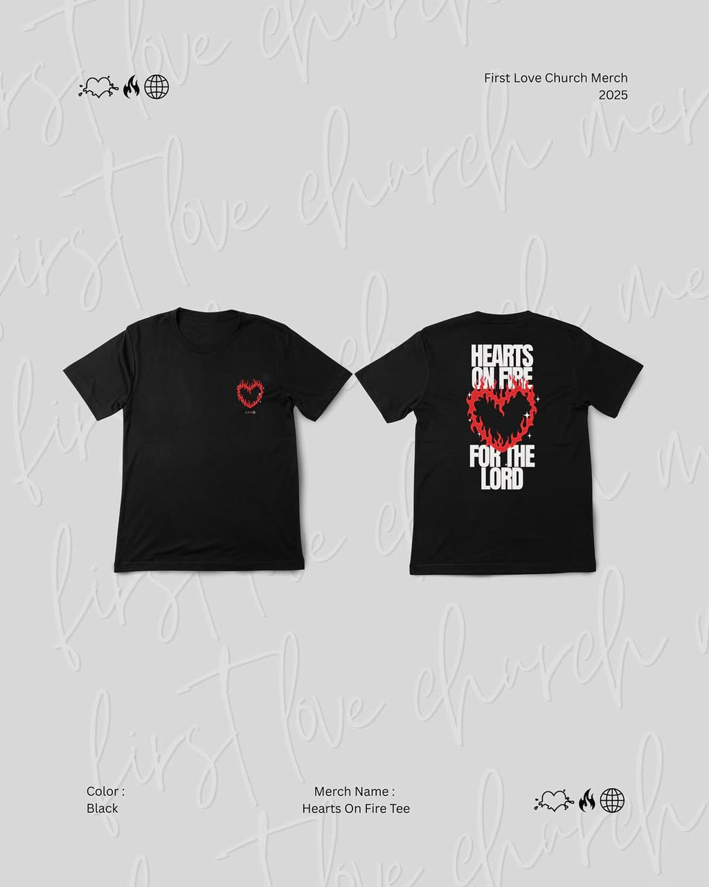 Hearts On Fire tee