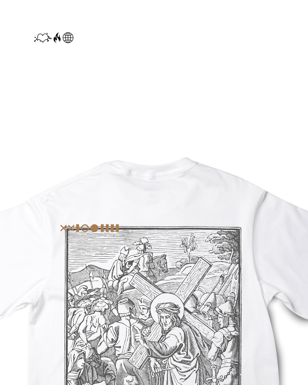 Take Up Your Cross tee (white)