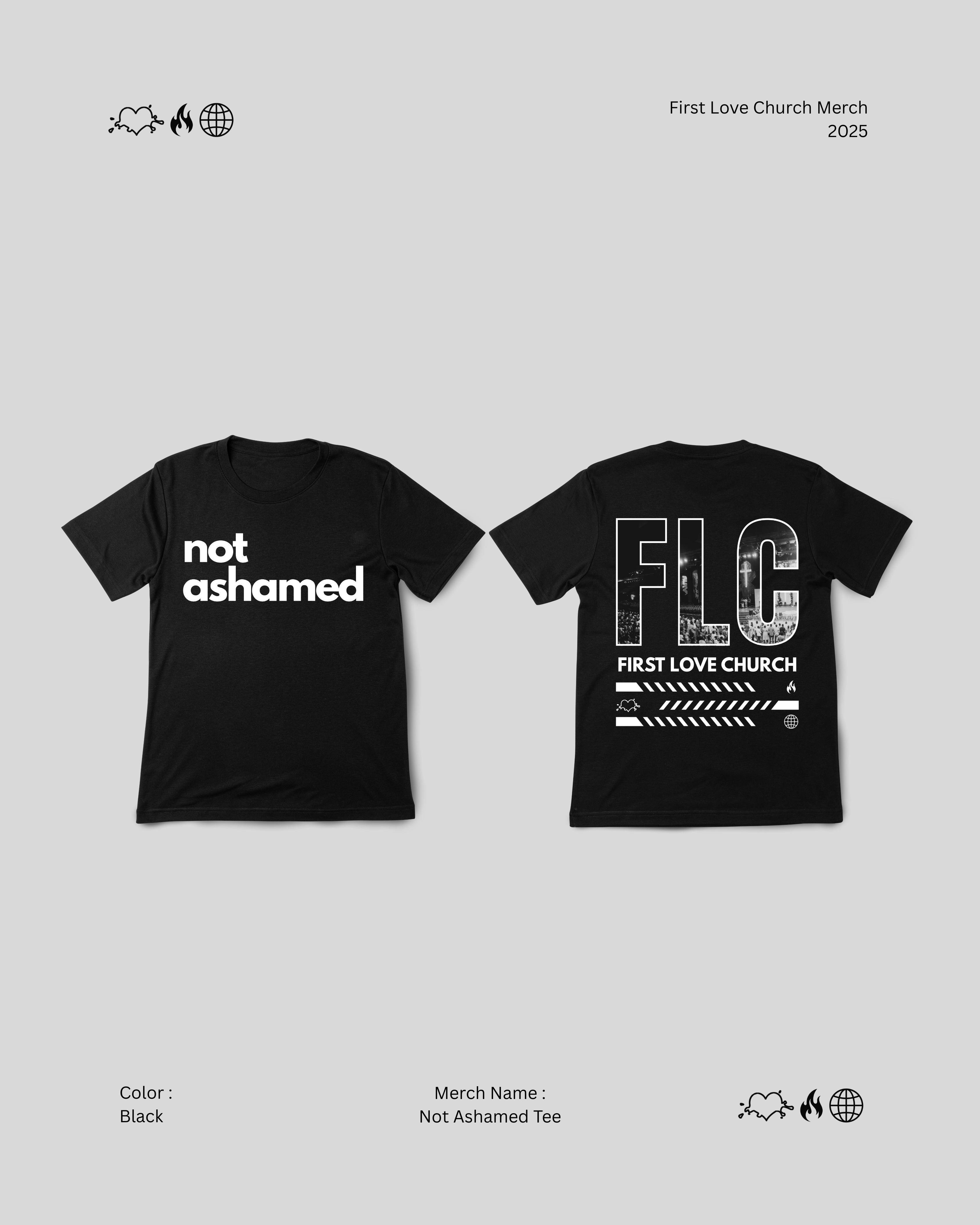 Not Ashamed tee