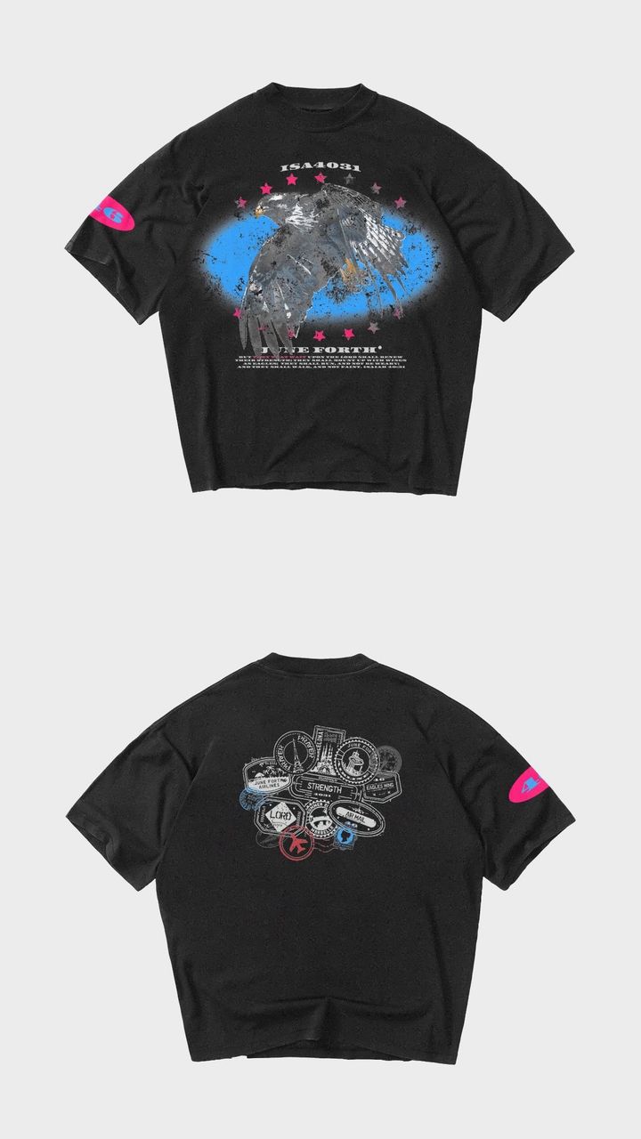 They That Wait tee (black)